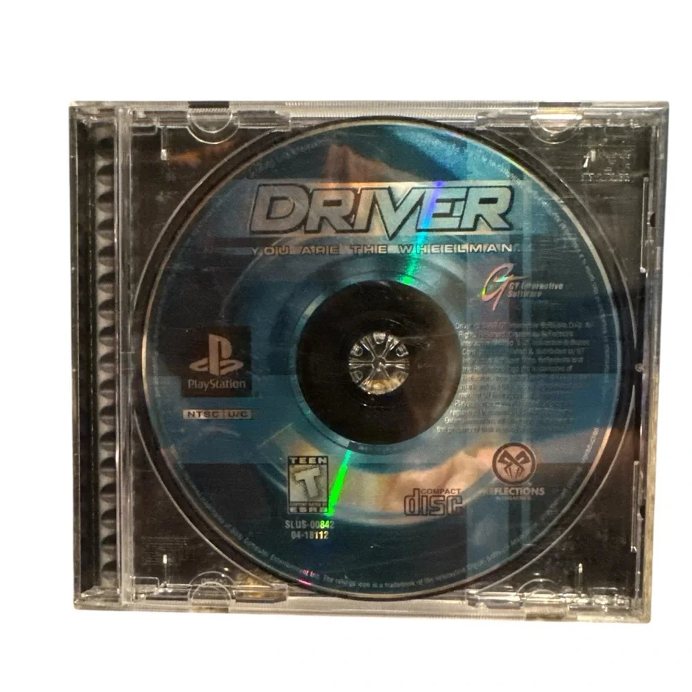 Driver PS1 Video Game No Manual Sony‎ PlayStation Disc No Front Cover